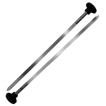 4proof Flachelektrodenpaar 300 mm Einsteck-Elektrodenspitzen - incl. Griffstück