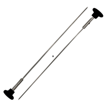 4proof Randfugen-Elektrodenpaar 300 mm Einsteck-Elektrodenspitzen - incl. Griffstück