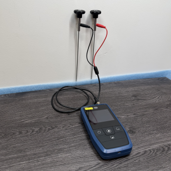 Preview: Anwendungsbeispiel Gann Gerät mit Messkabel an Elektrode