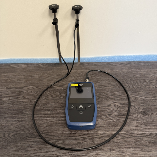 Anwendungsbeispiel Gann Gerät mit Messkabel an Elektrode